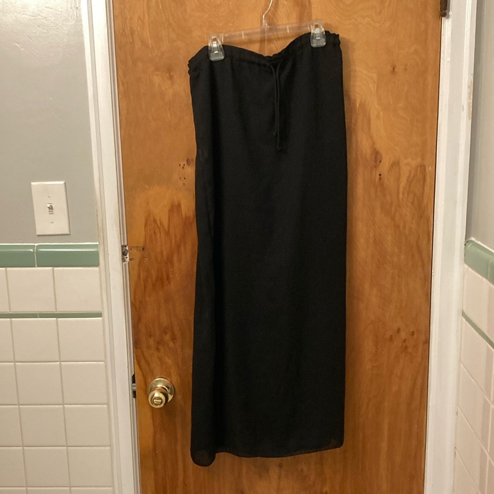 Sheer Black Skirt